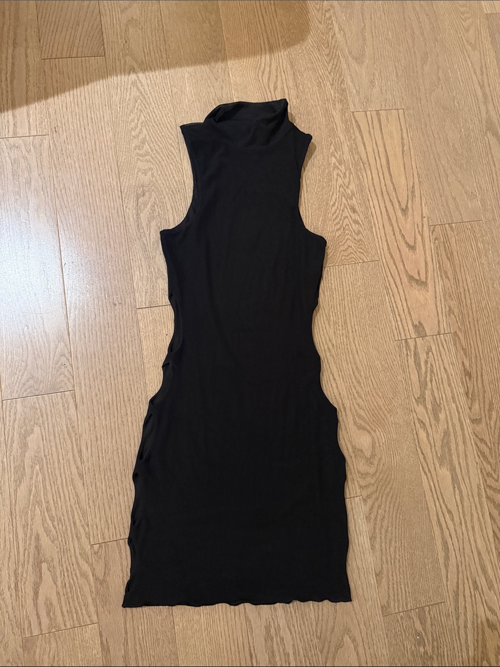 Tiger Mist Sleeveless Black Bodycon Mini Dress